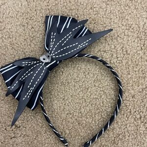 Disney the nightmare before Christmas Jack Skellington large bow Headband
